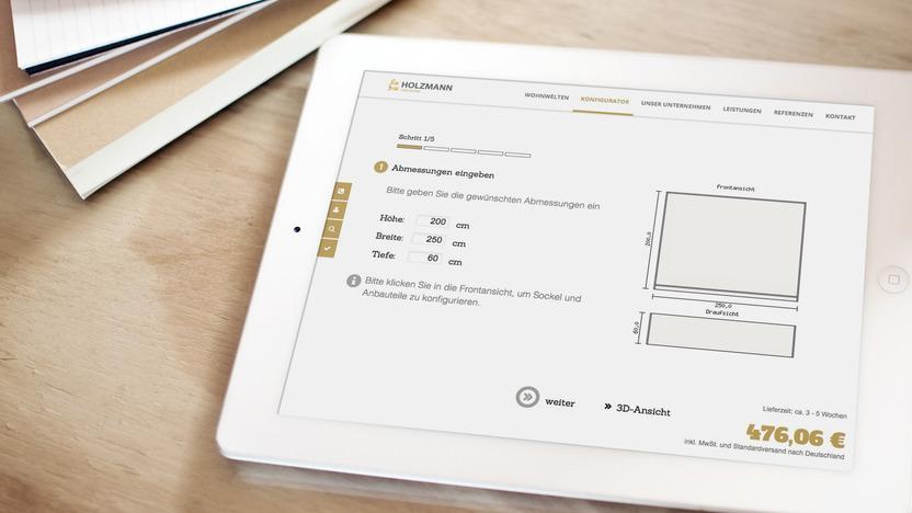 Planung Möbel nach Maß Planungsunterlagen für ein Möbelstück nach Maß