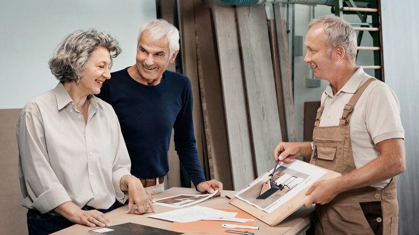 Präsentation von Oberflächen durch Schreiner Präsentation von Oberflächen durch Schreiner anhand eines Boards